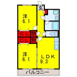 浜野駅 徒歩10分 1階の物件間取画像